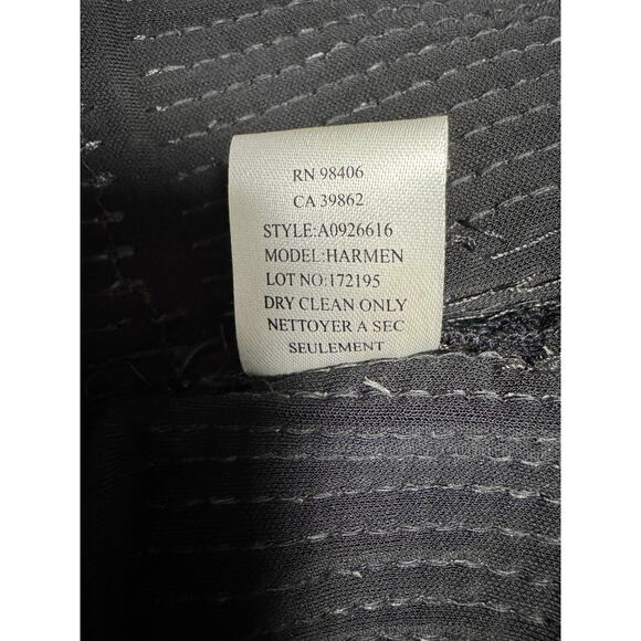 Theory Dress Womens Small Black Harmen Sequin Shift 3/4 Sleeve Mini Party - Picture 9 of 14